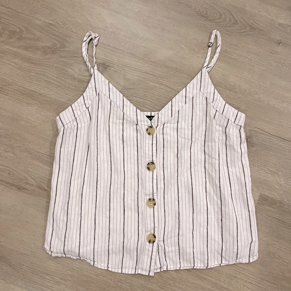 Abercrombie & Fitch button up tank, Small